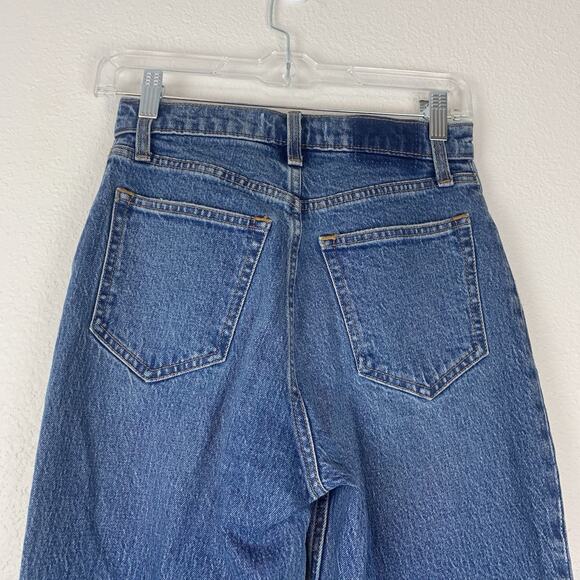 Abercrombie & Fitch Jeans  25/0s Short CURVE LOVE 90s Straight Ultra High Rise - Picture 5 of 10